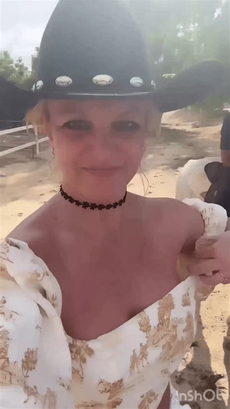 britney spears horseback topless|Britney Spears Shocks Fans With Topless Horse Riding And